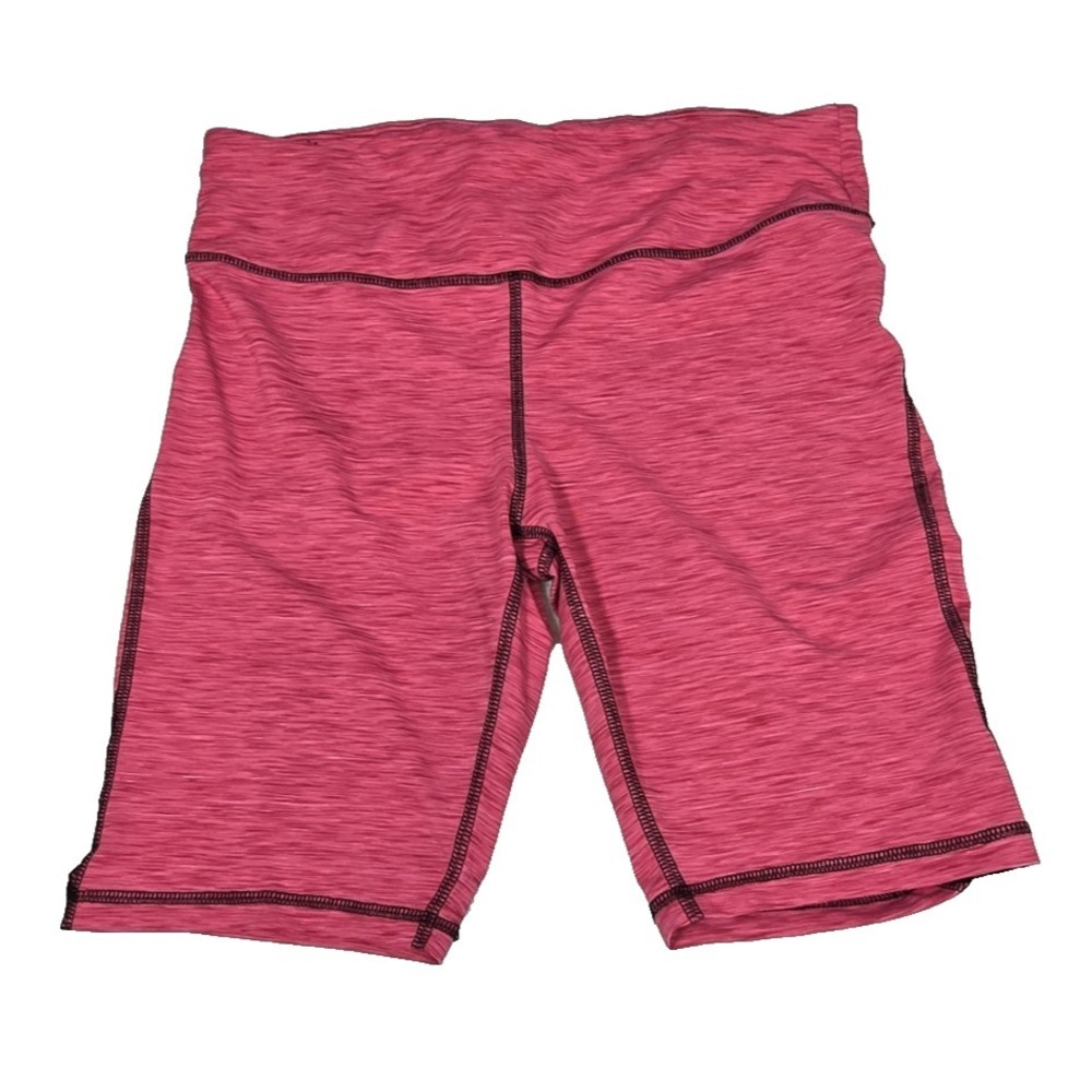 Beverly Hills Polo Club Womens Athletic Shorts Heather Pink Mesh Details Size M